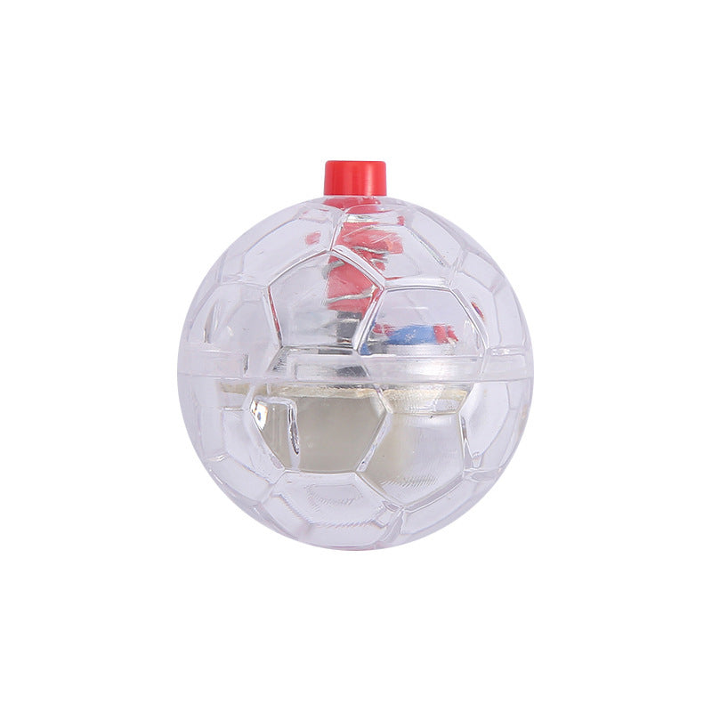 Cat Dog Toy Ball New Fashion Glowing Transparent Plastic Ball Pets dealsniper-net