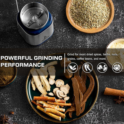 Electric Grinder For Herb pice Pollen And Coffee Fast Grinding Kitchen dealsniper-net