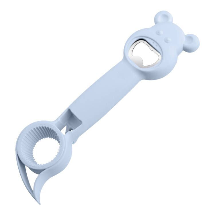 Four-in-one Beverage Bottle Opener Household Canning Can Opener Kitchen DealSniper.net Blue