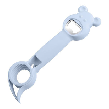 Four-in-one Beverage Bottle Opener Household Canning Can Opener Kitchen DealSniper.net Blue