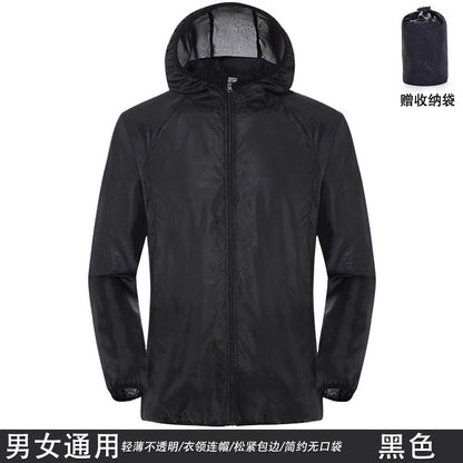 New Sun Protection Clothing Couple Outdoor Skin Clothing Men DealSniper.net Black 4XL