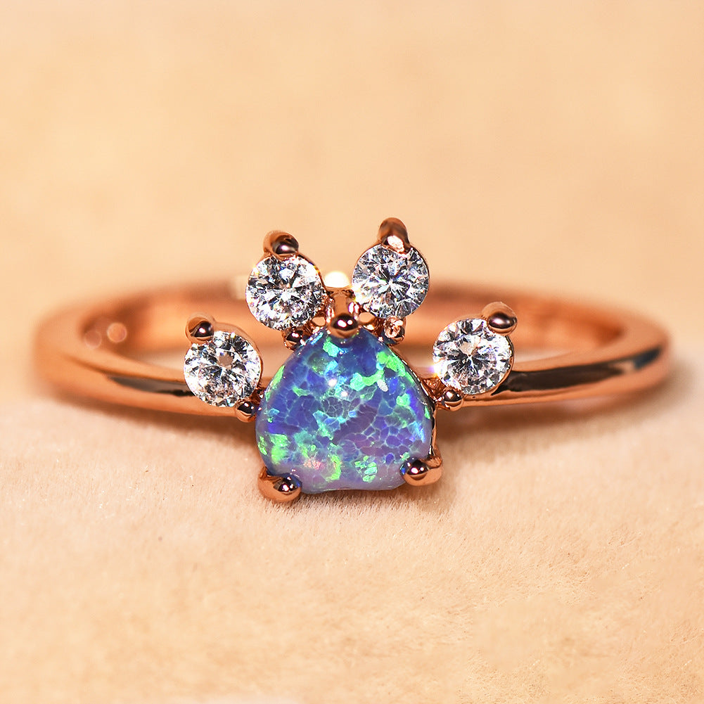 Cute Cat-claw-shaped Rings Fashion Personality Jewelry dealsniper-net