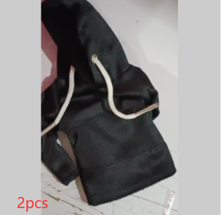 Universal Gear Knob Cover Hoodies Handle Cover Gear Grip Vehicle DealSniper.net Black 12cm 2PCS