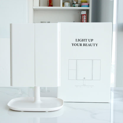 LED Light Makeup Mirror Magnifying Cosmetic Beauty Gym From House H USB