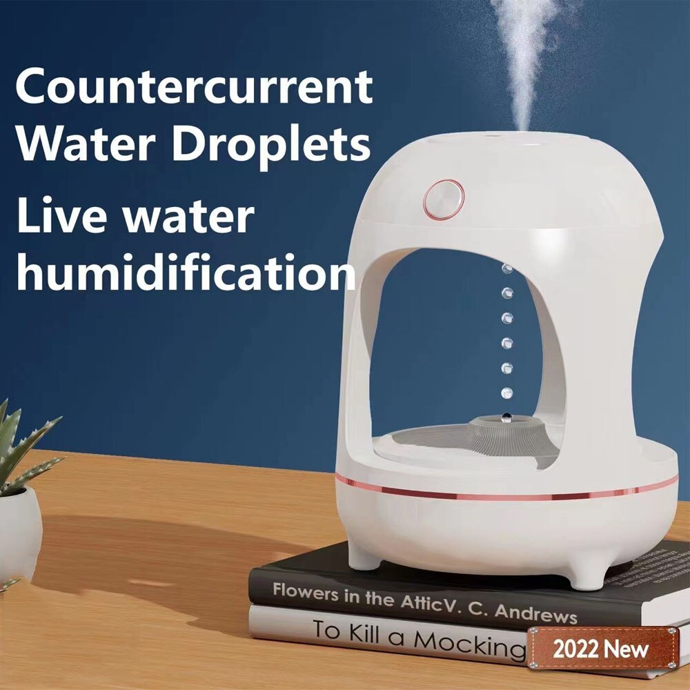 Anti Gravity Levitating Water Drops Humidifier Water Fountain