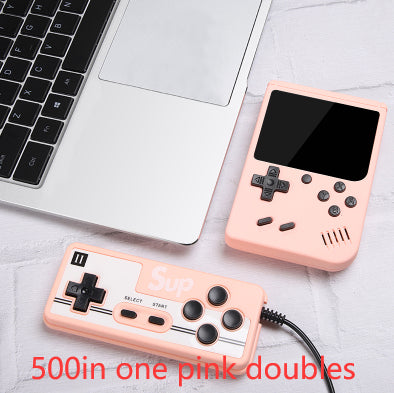 Retro Nostalgic Classic Mini Children's Game Console Gadgets dealsniper-net 500in one pink doubles