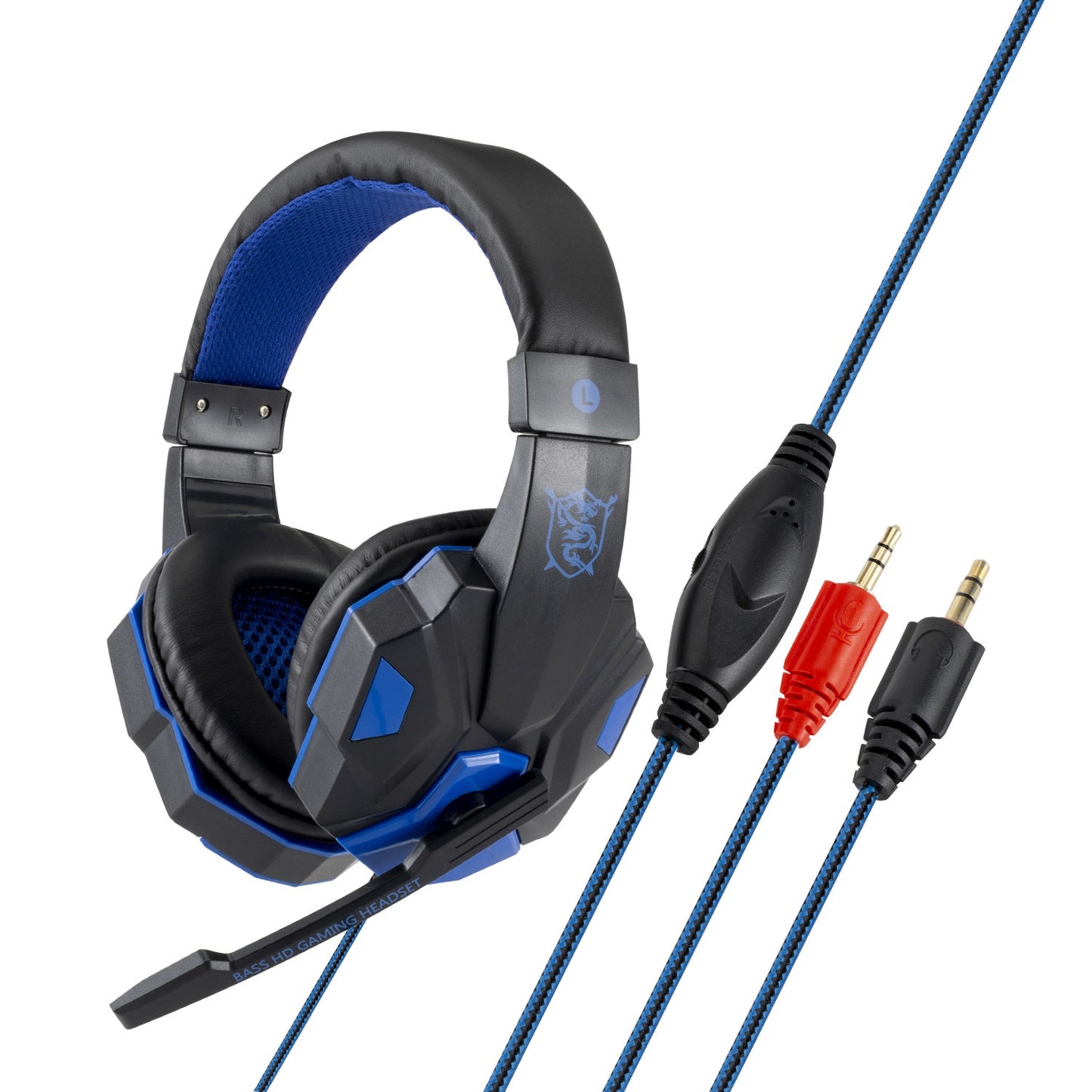 headphones Gadgets dealsniper-net Black blue No light