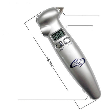 Four-in-One Tire Pressure Gauge