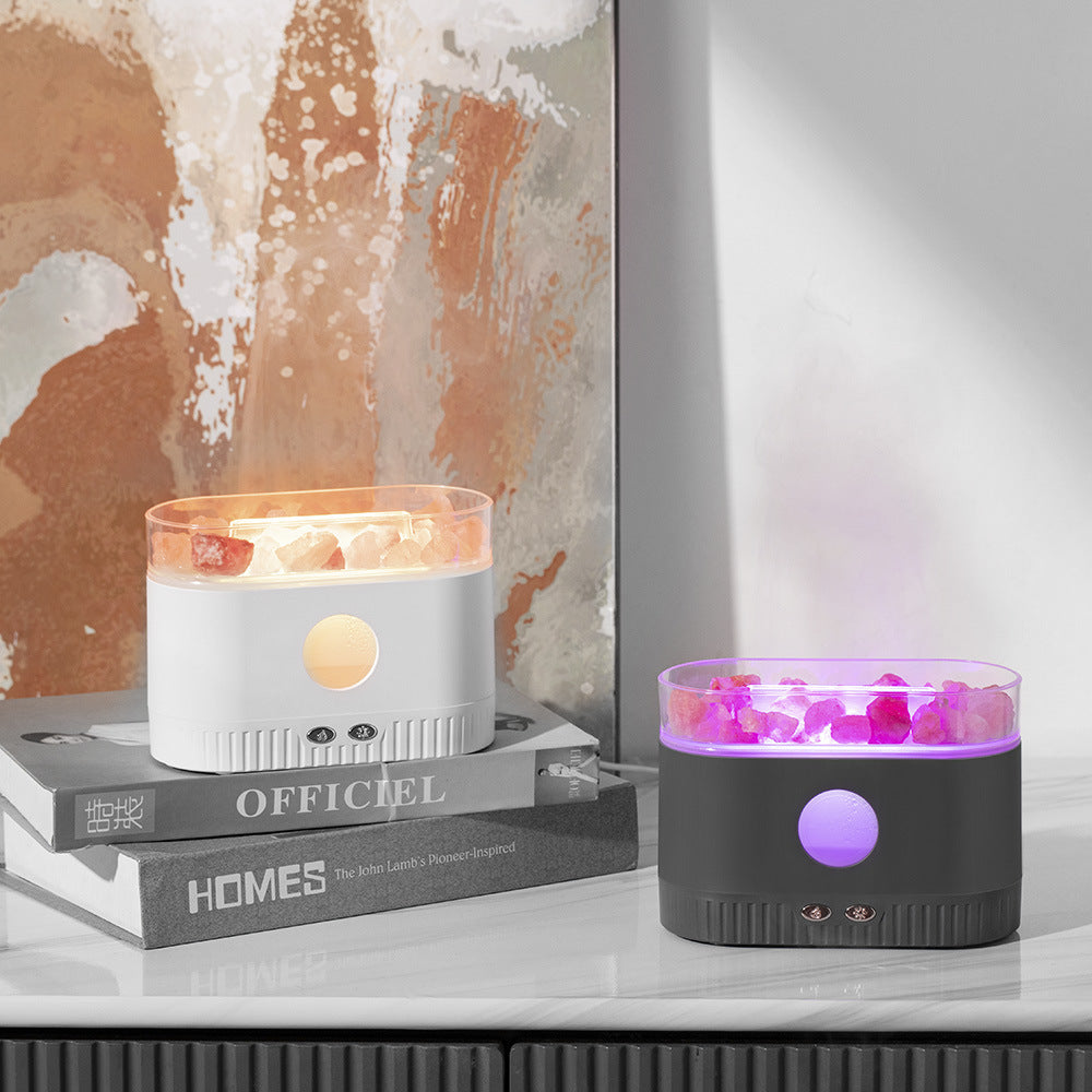 Humidifier Flame Salt Stone Aromatherapy Machine House dealsniper-net