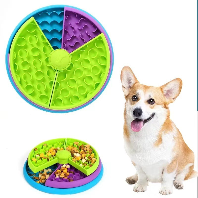 Slow Food Bowl Anti Choking Cat Bowl Dog Basin Puzzle Feeder Pets dealsniper-net