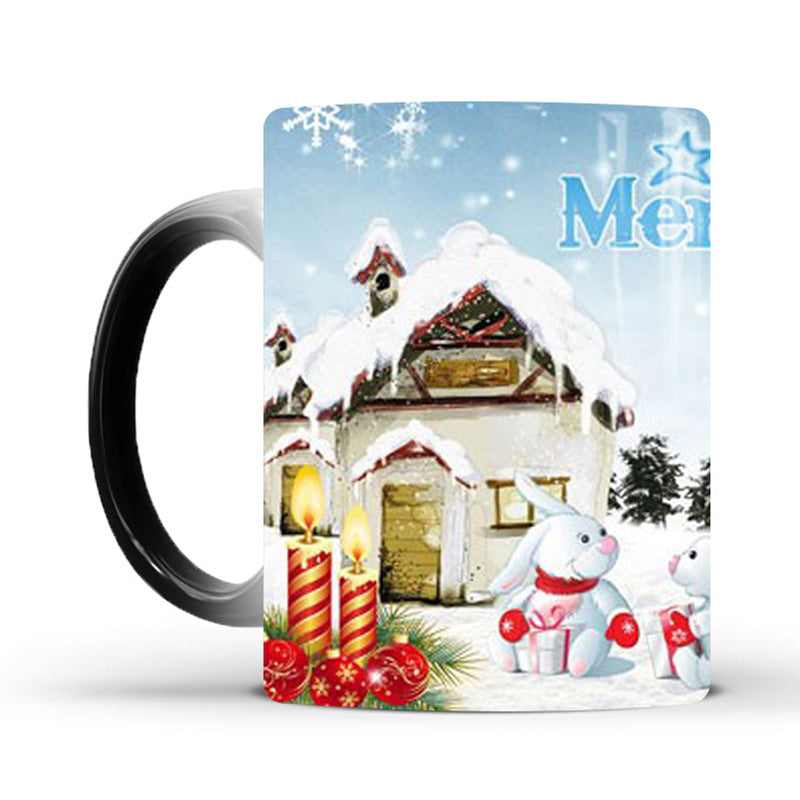 Merry Christmas Magic Mug Temperature Color Changing Mugs Gifts