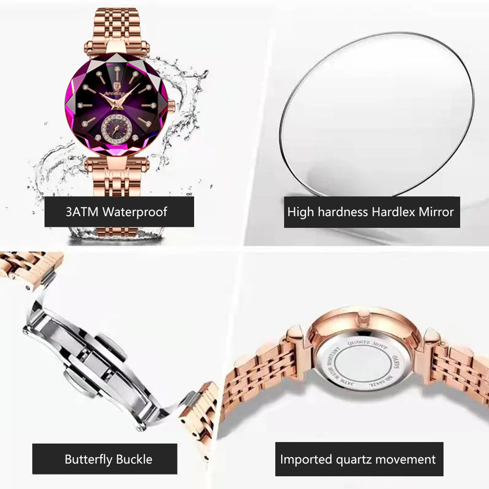Casual Fashion Waterproof Quartz Watch Ladies Jewelry DealSniper.net