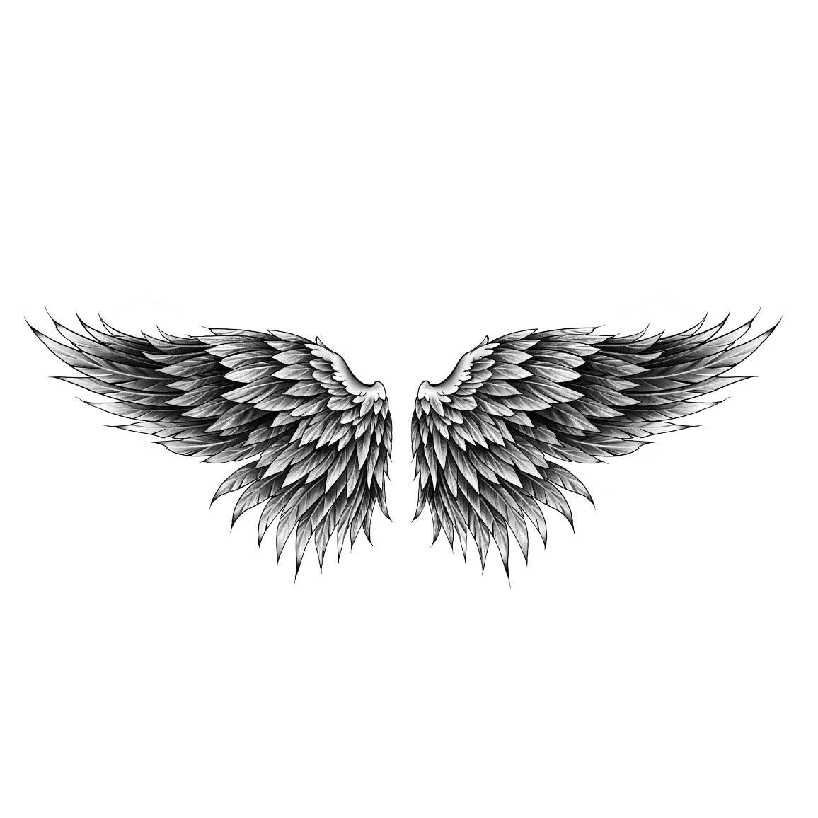 Wings Tattoo Sticker Waterproof And Hard-wearing Men DealSniper.net CB1 Zhengzhang 70x50