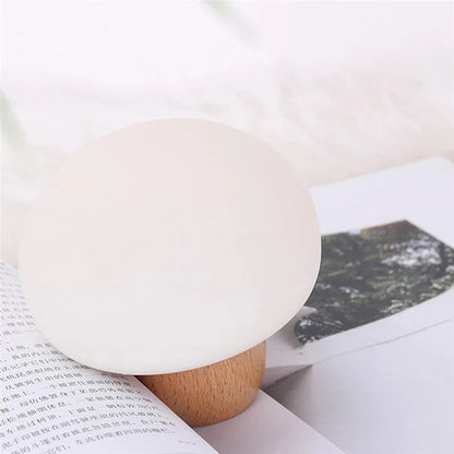 Silicone LED Night Lamp Brightness Adjustable Mushroom Pat