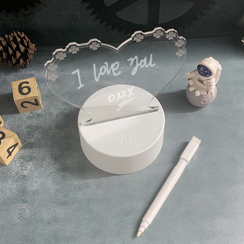 Desktop Luminous Board Message Board Household Home Decor Gym From House
