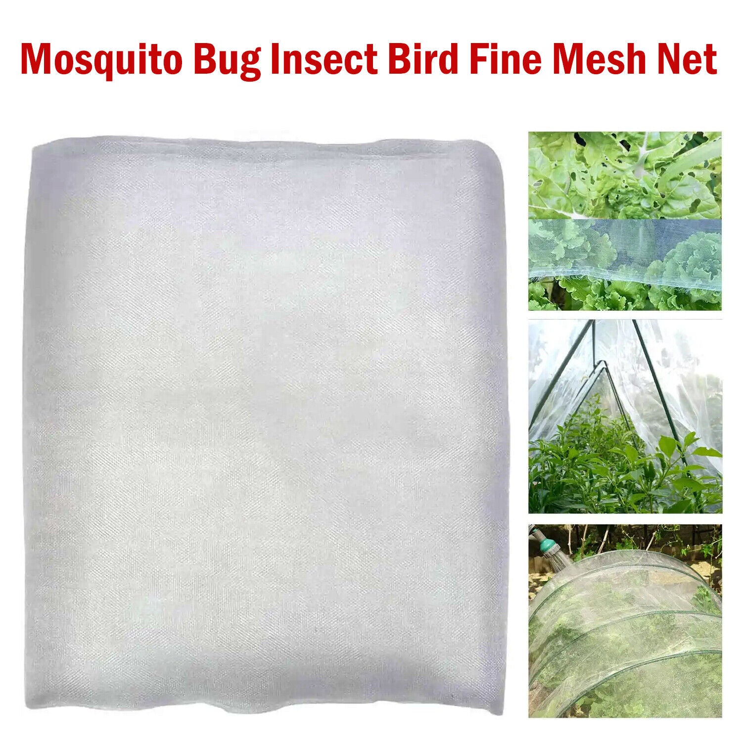 Mosquito Garden Bug Insect Netting Pest Bird Net Barrier Plant Protective Mesh Home dealsniper-net