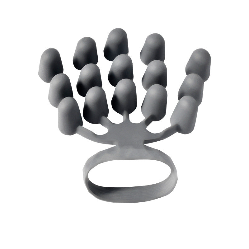 Silicone Wrist Tension Device Finger Exercise Training Device Finger Sports Gym From House Grey