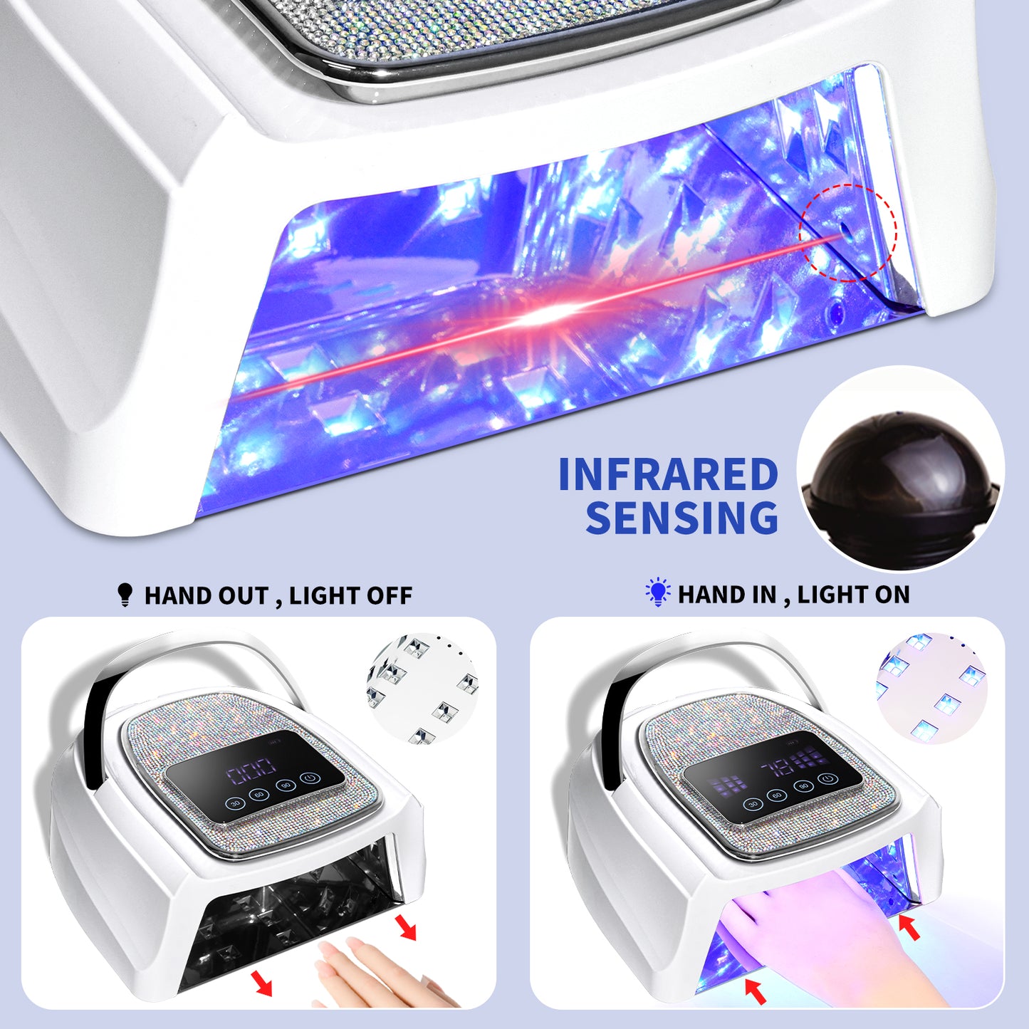 Rechargeable UV LED Nail Lamp Cordless Nail Lamp Beauty dealsniper-net