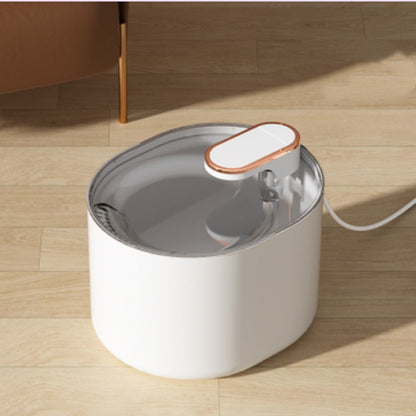 Automatic Pet Cat Water Fountain Mute Water Feeder Bowl Pets Gym From House Ore White Mute USB