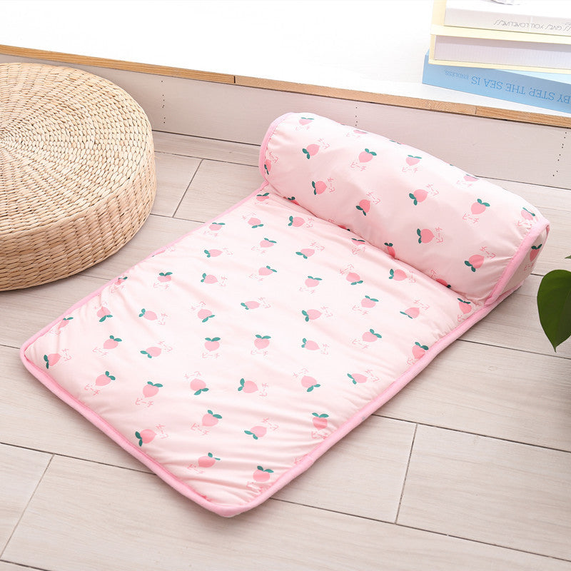 Cool Mat Summer Pet Blanket Cooling Breathable Bed Pets DealSniper.net Pink Large