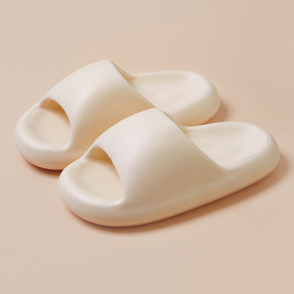 New Bread Shoes Soft Slippers Summer Candy Color Bsthroom Slippers Women dealsniper-net Yellow 36to37