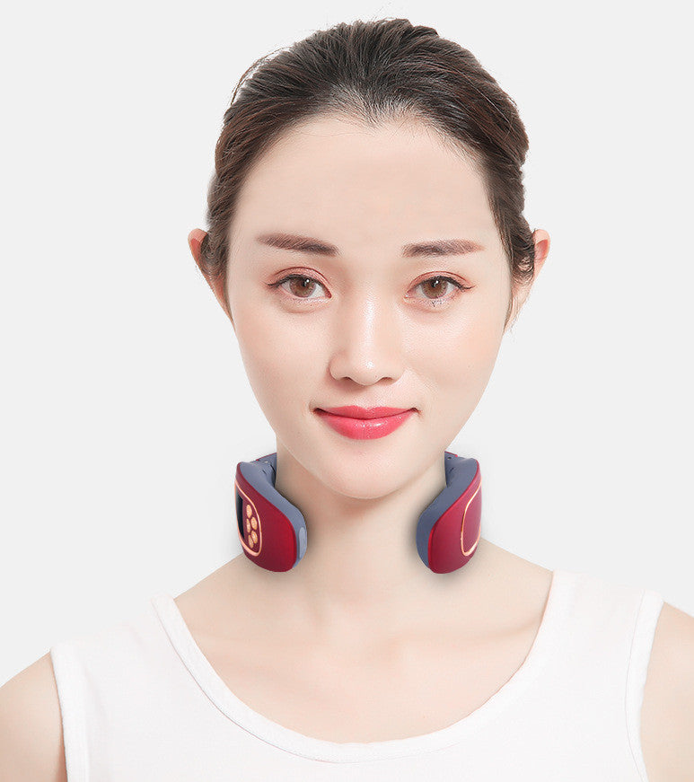 Multi-function Intelligent Neck Cervical Massager Health dealsniper-net No paint battery