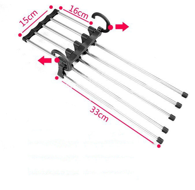 5 In 1 Wardrobe Hanger Multi-functional Clothes Hangers Rack House DealSniper.net