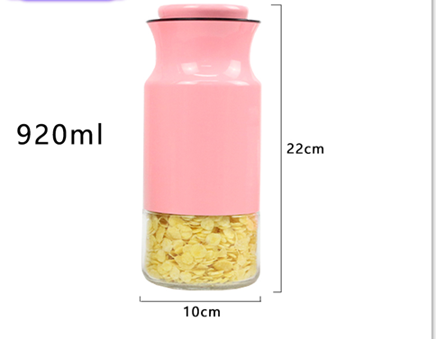 Glass Oil Bottle Stainless Steel Color Kitchen Seasoning Bottle Kitchen dealsniper-net O