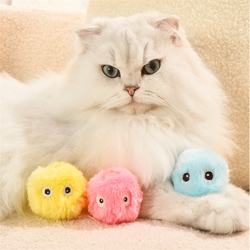 Kitty Calling Ball Toy Light-emitting Cat Teasing Ball Catnip Pets Gym From House