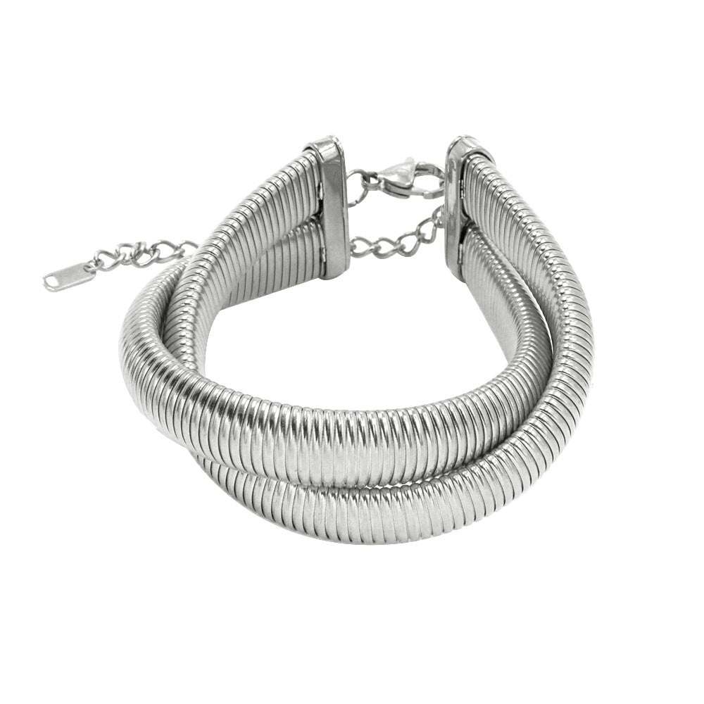 Personalized Design New Bracelet Necklace For Women Jewelry Gym From House 12mm Steel Bracelet