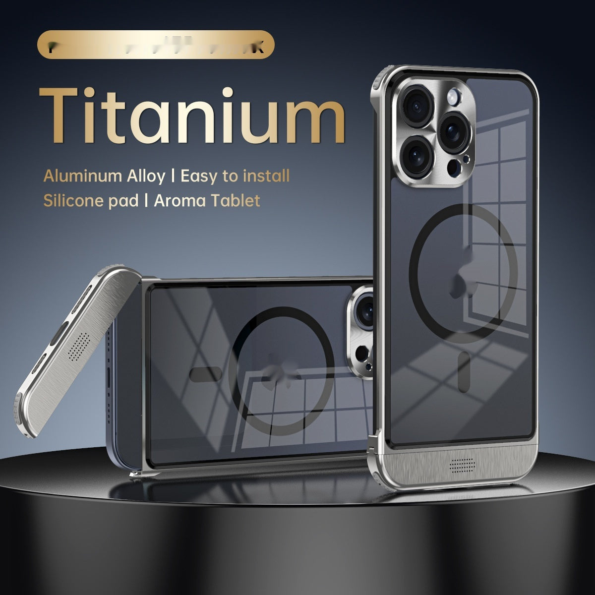 Phone Case Aromatherapy Frameless Scissors Buckle Magnetic Bracket Electronics DealSniper.net