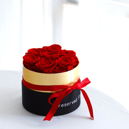 Eternal Roses In Box Preserved Real Rose Flowers Holidays DealSniper.net