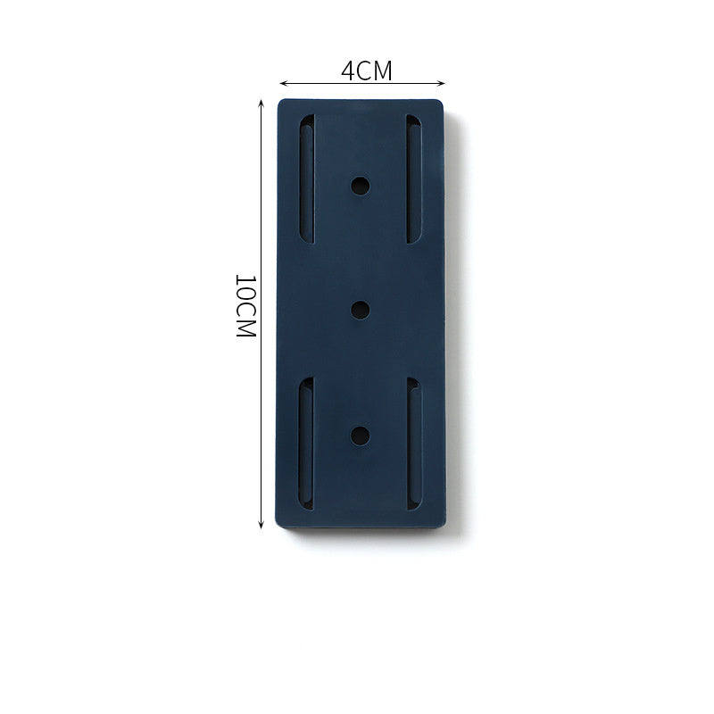 Self-adhesive Wall Hook Socket Storage Holder Socket House DealSniper.net Deep blue 10PCS