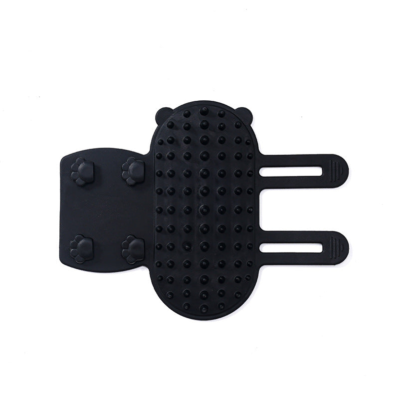 Pets Cat Hair Removal Massage Comb Cats Scratching Pets Gym From House 1pcs Black