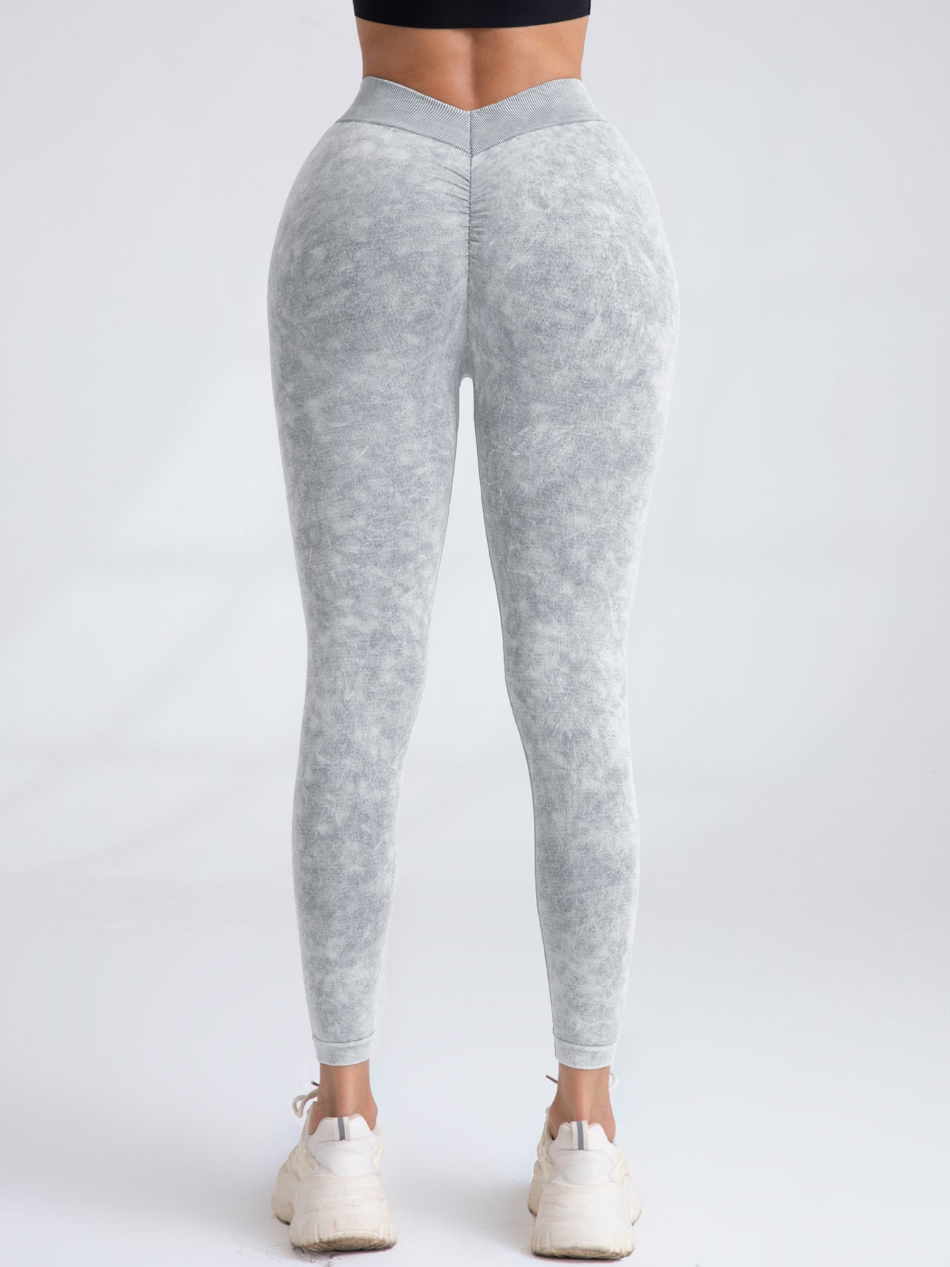 V-Back Scrunch Butt Workout Leggings Women Seamless Gym Women Gym From House