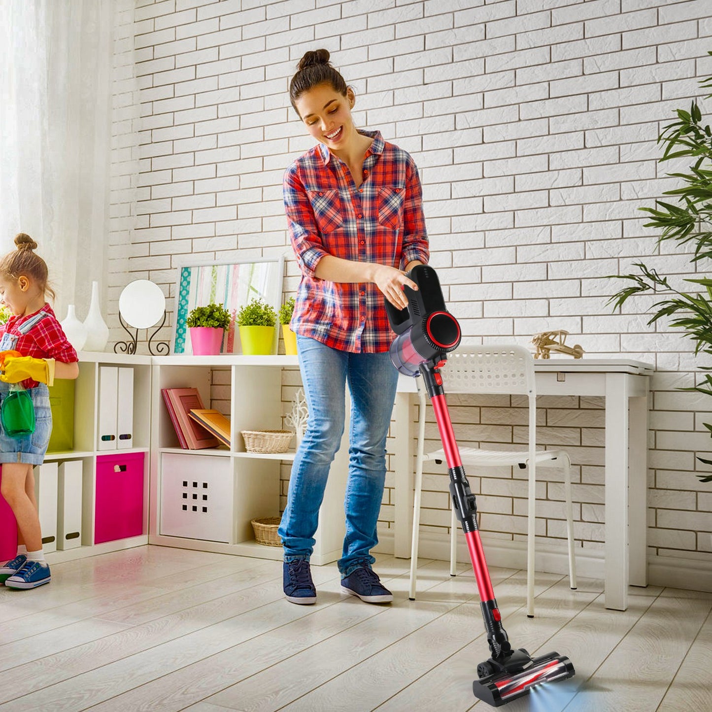 Cordless Vacuum Cleaner Lightweight Handheld Vacuum House Gym From House