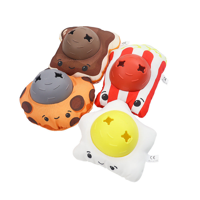 Dog Toy Pet Puzzle Food Leakage Food Storage Sound Toy Pets Gym From House