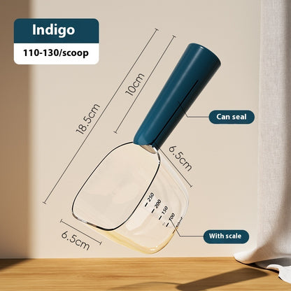 Transparent And Graduated Measuring Pet Food Spoon Pets BlenderJuice.com CJ Indigo