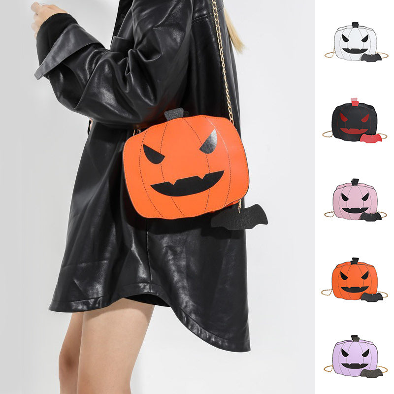 Halloween Cartoon Pumpkin Shoulder Bag Women dealsniper-net