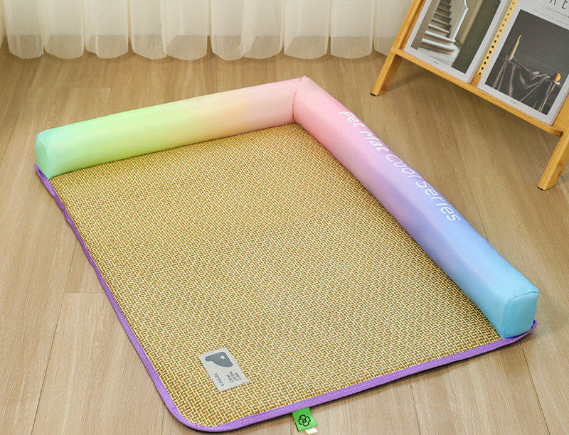 Pet Mat Ice Rattan Weaving