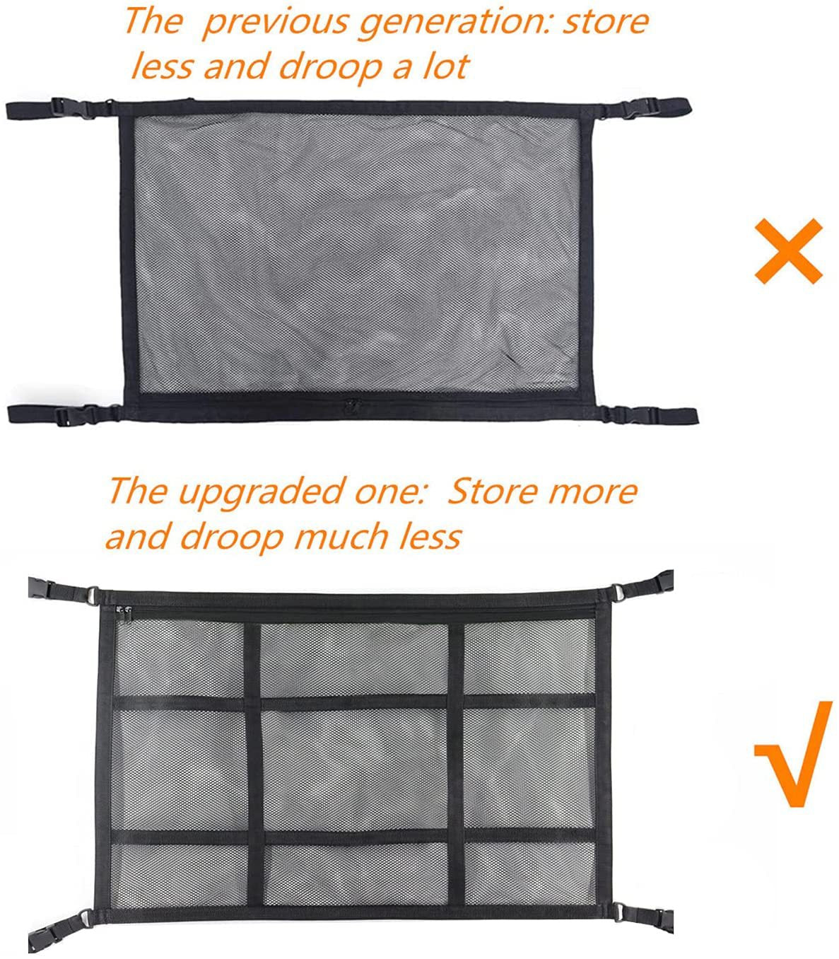 Car Ceiling Cargo Net Pocket Car Ceiling Cargo Net Pocket Vehicle Gym From House