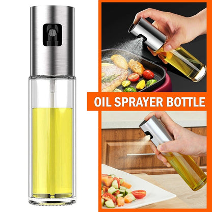 Olive Oil Sprayer Mister, Portable Spray Bottle Oil Sprayer For Cooking & Baking Kitchen DealSniper.net