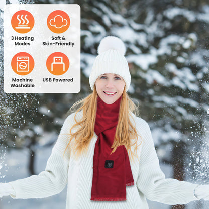 Heated Neck Wrap Warm Heated Scarf USB Powered Women Gym From House defaulttitle