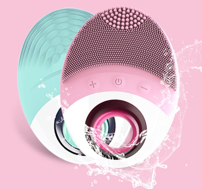Wireless Charging Silicone Cleansing Instrument Beauty DealSniper.net PikGrn