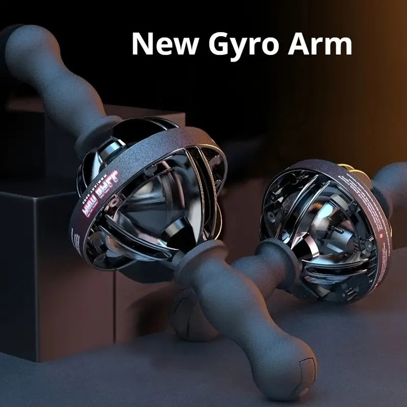 1pc Black Gyro Fitness Trainer Stainless Steel Core Wrist Sports DealSniper.net Gyro Arm Strength Ball Without
