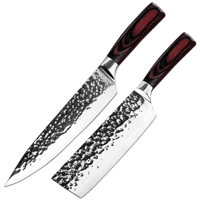 Japanese Kitchen Stainless Steel Knife Kitchen dealsniper-net 2 Piece Set