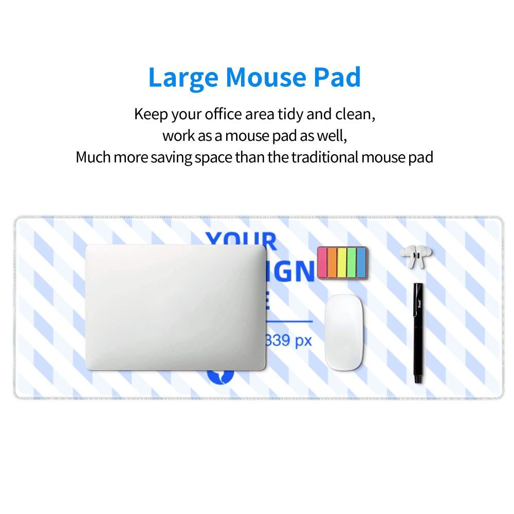 12x31.5in Horizontal Oversized Rubber Keyboard Pad Electronics DealSniper.net