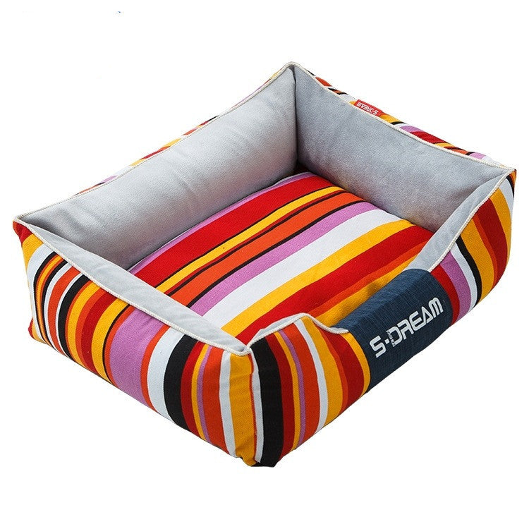 Pet For Cat Cathouse Pets Dog Bed House Cats Dogs Pets DealSniper.net Red S