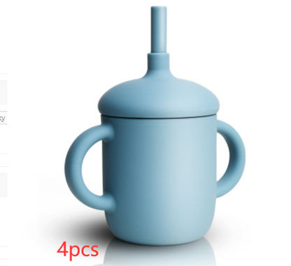 New Design Baby Feeding Cup Straw Water Bottle Sippy Cup