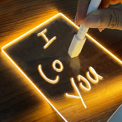 Creative Note Board Creative Led Night Light USB Message Board Holidays DealSniper.net